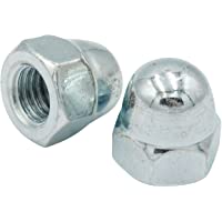 D2D | VPE: 10 unidades – Tuercas hexagonales – Tamaño: M4 – DIN 1587 – Forma alta – Galvanizadas Clase 6 – Tuercas…